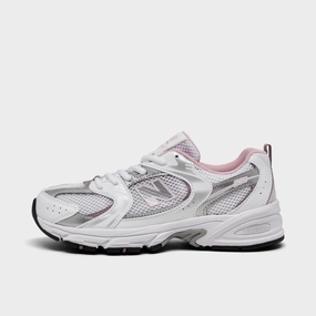 New Balance Juniors' 530 White / Silver - Pink