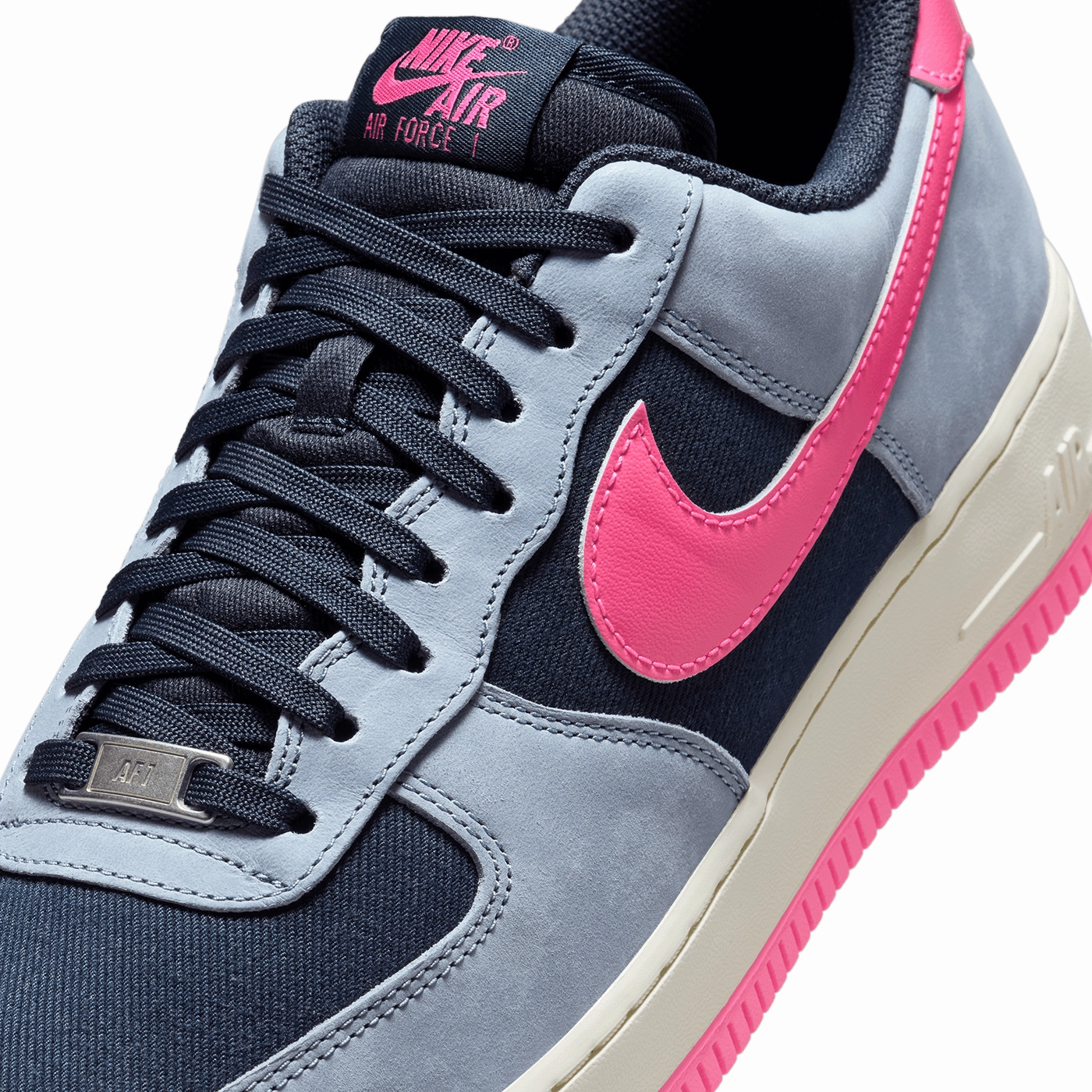 Nike Air Force 1 '07 LX 'Dark Obsidian and Pink Blast'