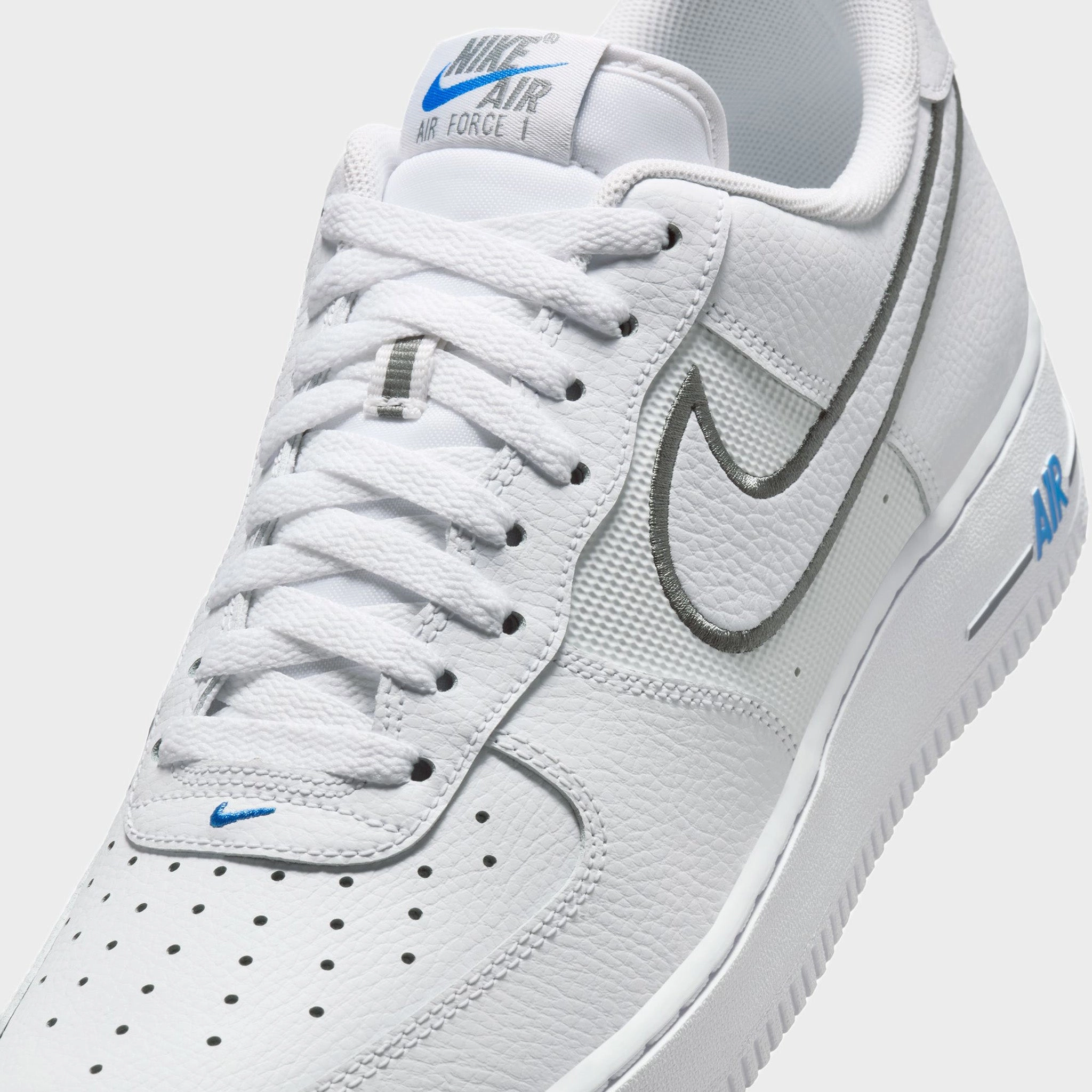 Nike Air Force 1 '07 White / Cool Grey - Photo Blue