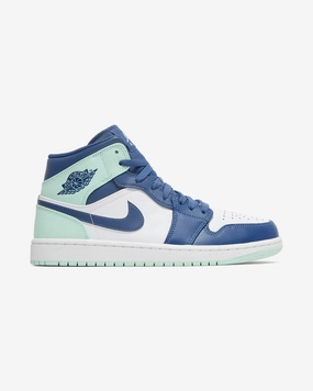 NIKE AIR JORDAN1 MID BLUE MINT