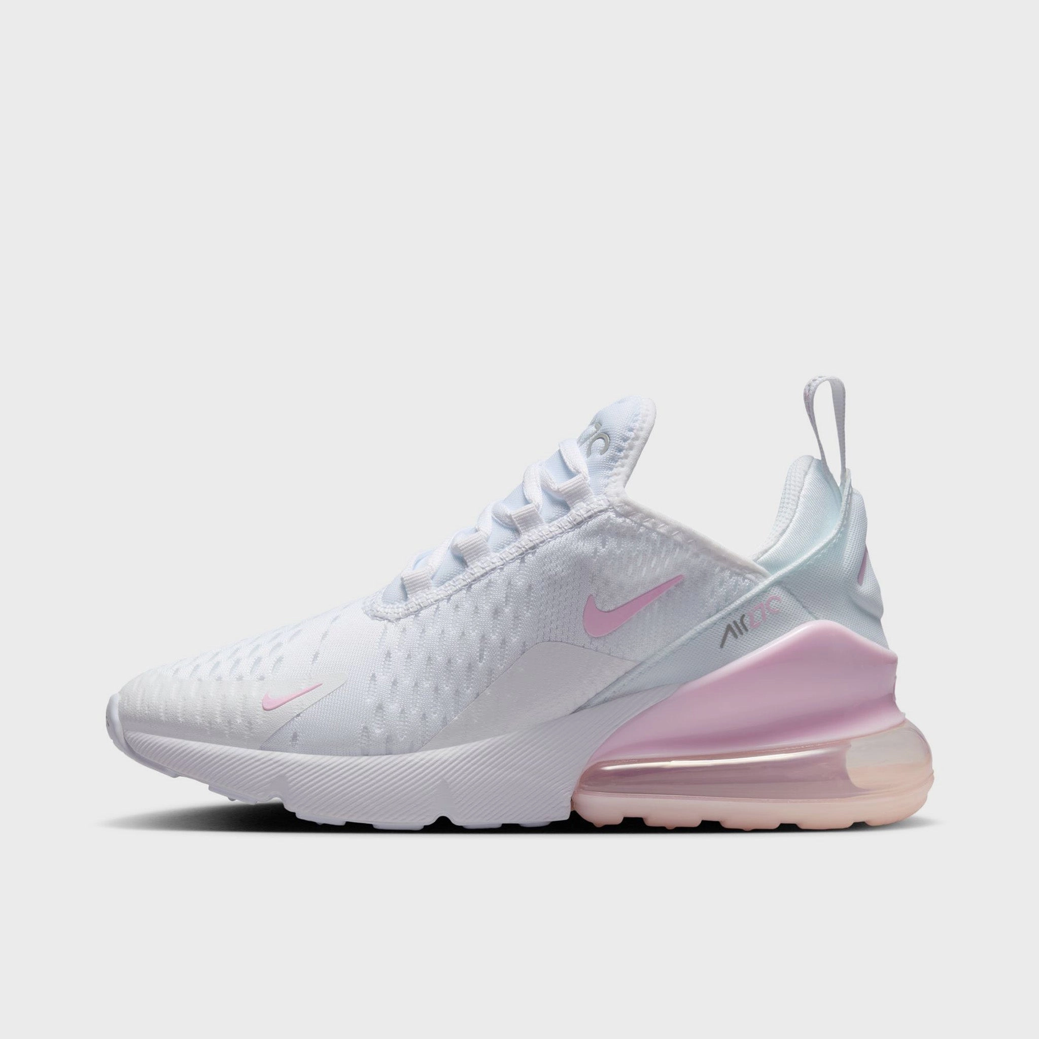 Nike Air Max 270 GS White / Pink Foam - Light Smoke Grey