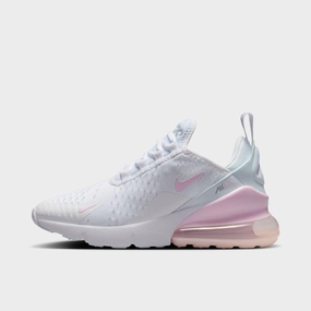 Nike Air Max 270 GS White / Pink Foam - Light Smoke Grey