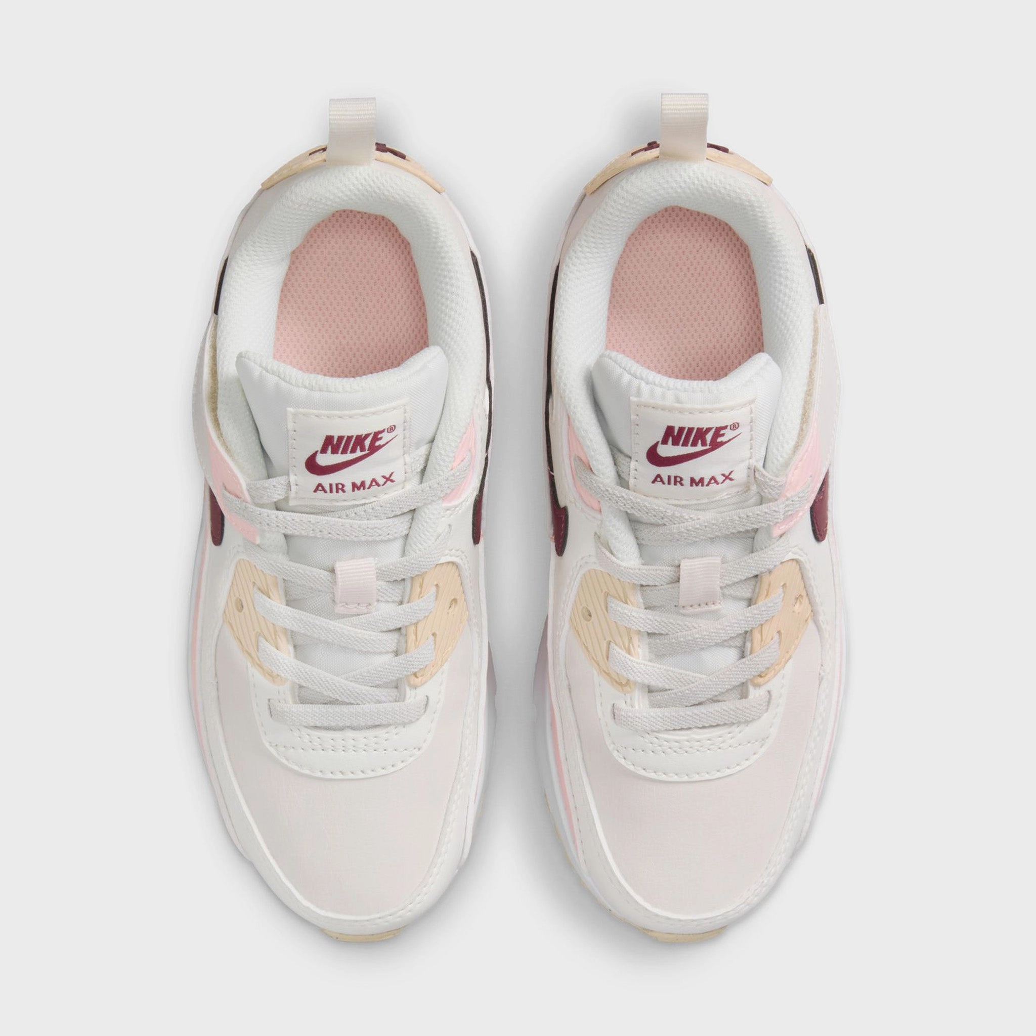 Nike Air Max 90 EasyOn PS Phantom / Dark Team Red - Echo Pink