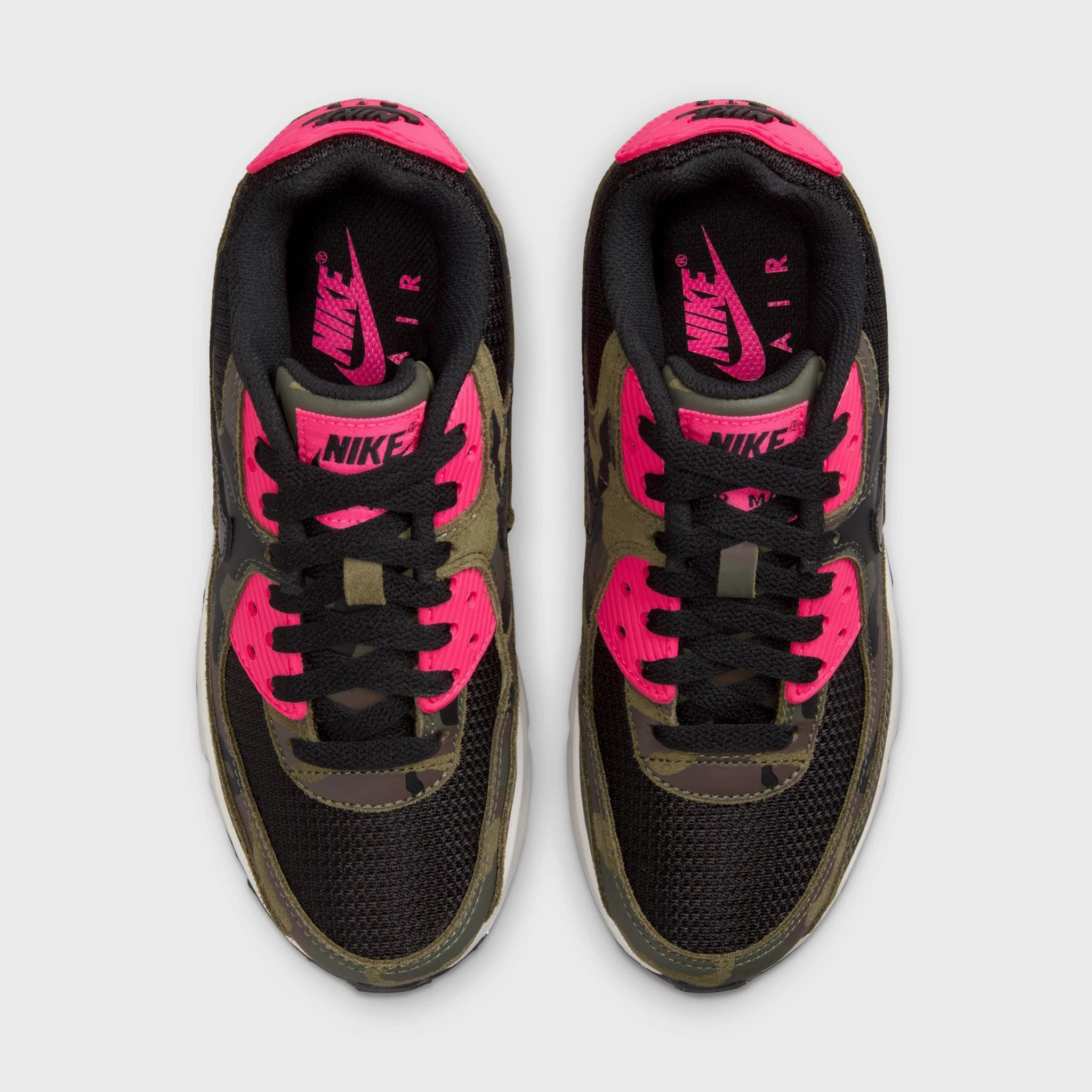 Nike Air Max 90 GS Sequoia / Black - Hyper Pink