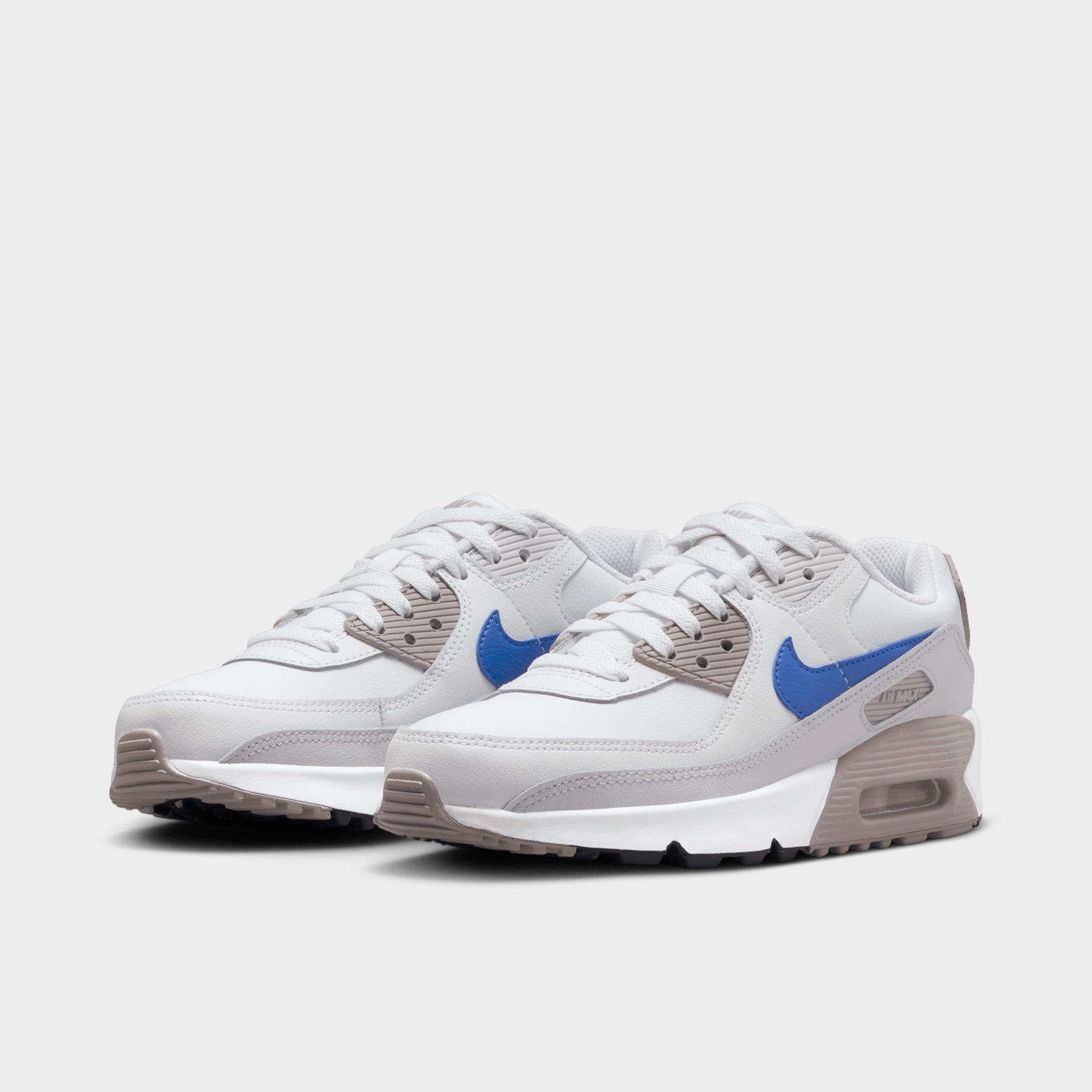 Nike Air Max 90 GS White / Racer Blue - College Grey