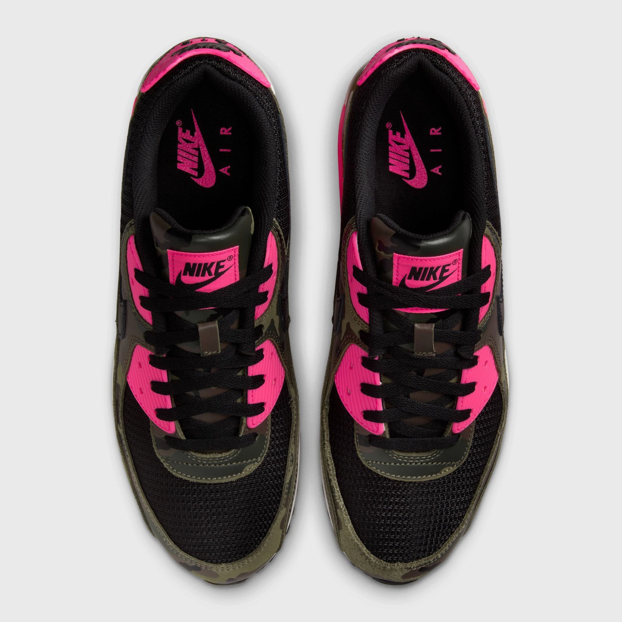 Nike Air Max 90 Premium Sequoia / Black - Hyper Pink