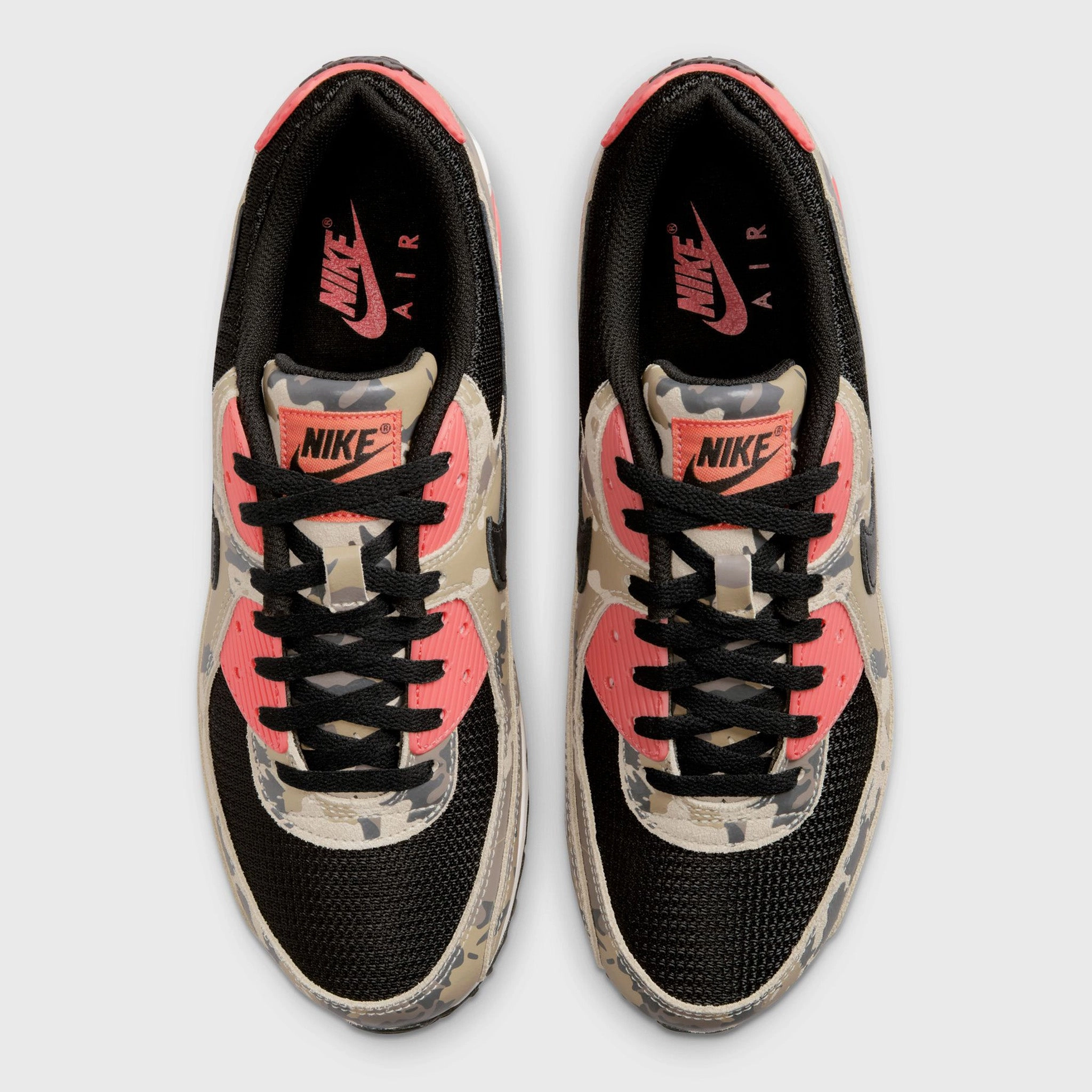 Nike Air Max 90 PRM Light Khaki / Black - Magic Ember