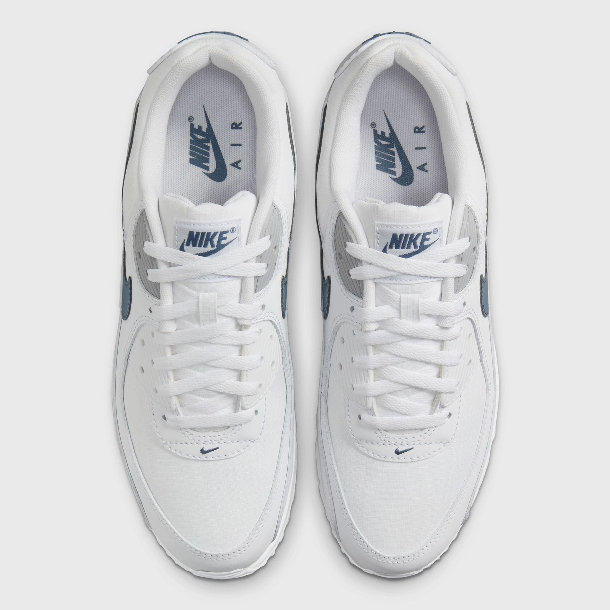 Nike Air Max 90 White / Diffused Blue - Wolf Grey