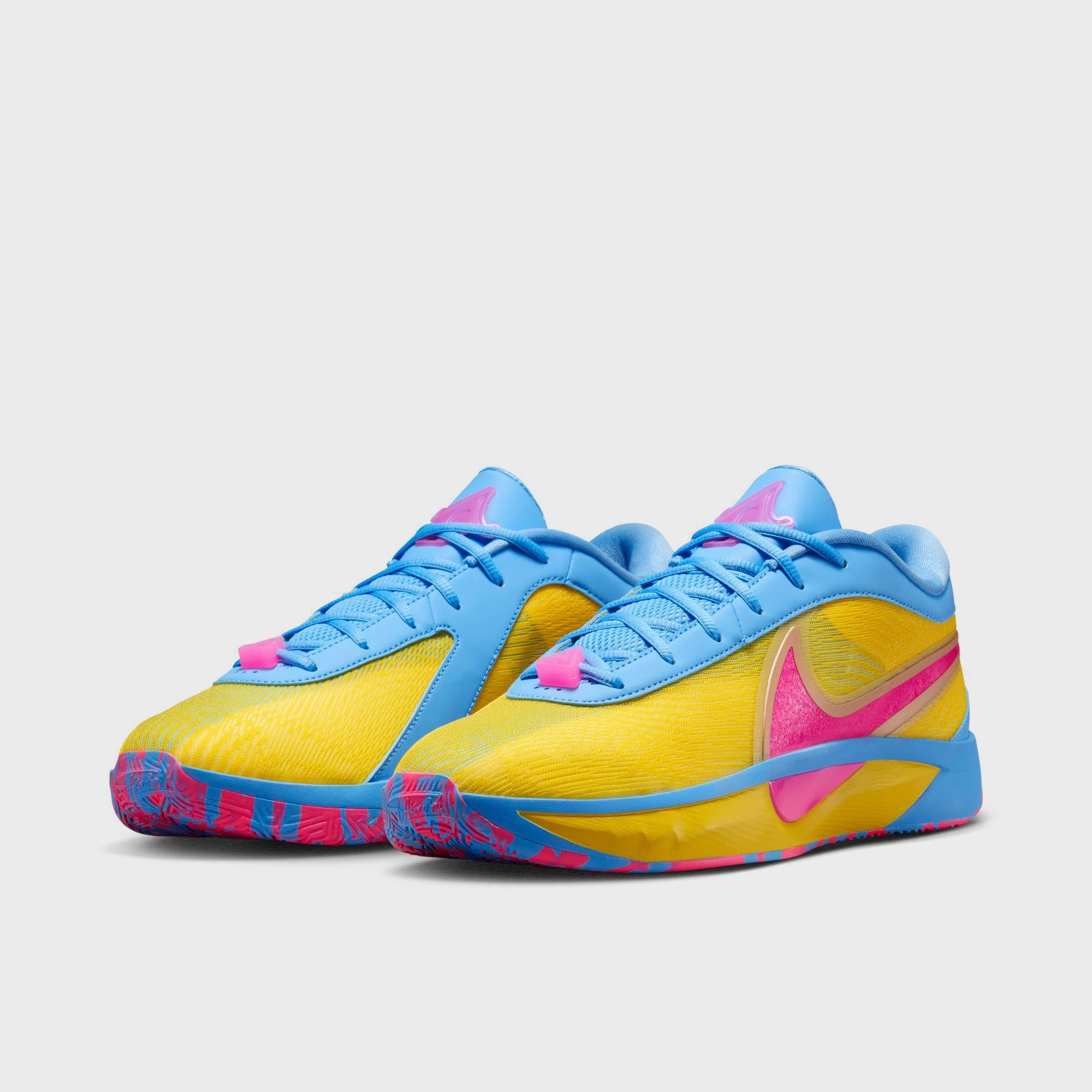 Nike Giannis Freak 6 Candy Funhouse Lightening / Hyper Pink - University Blue
