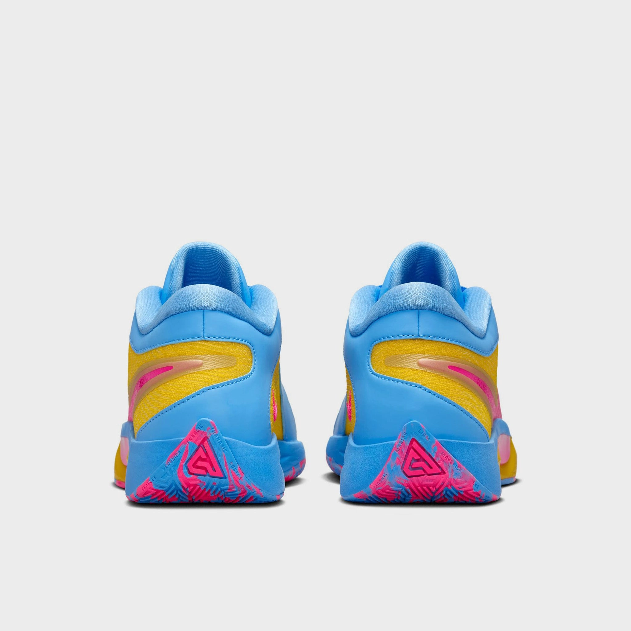 Nike Giannis Freak 6 Candy Funhouse Lightening / Hyper Pink - University Blue