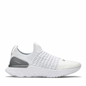NIKE REACT PHANTOM RUN FLYKNIT 2 'TRUE WHITE SILVER'