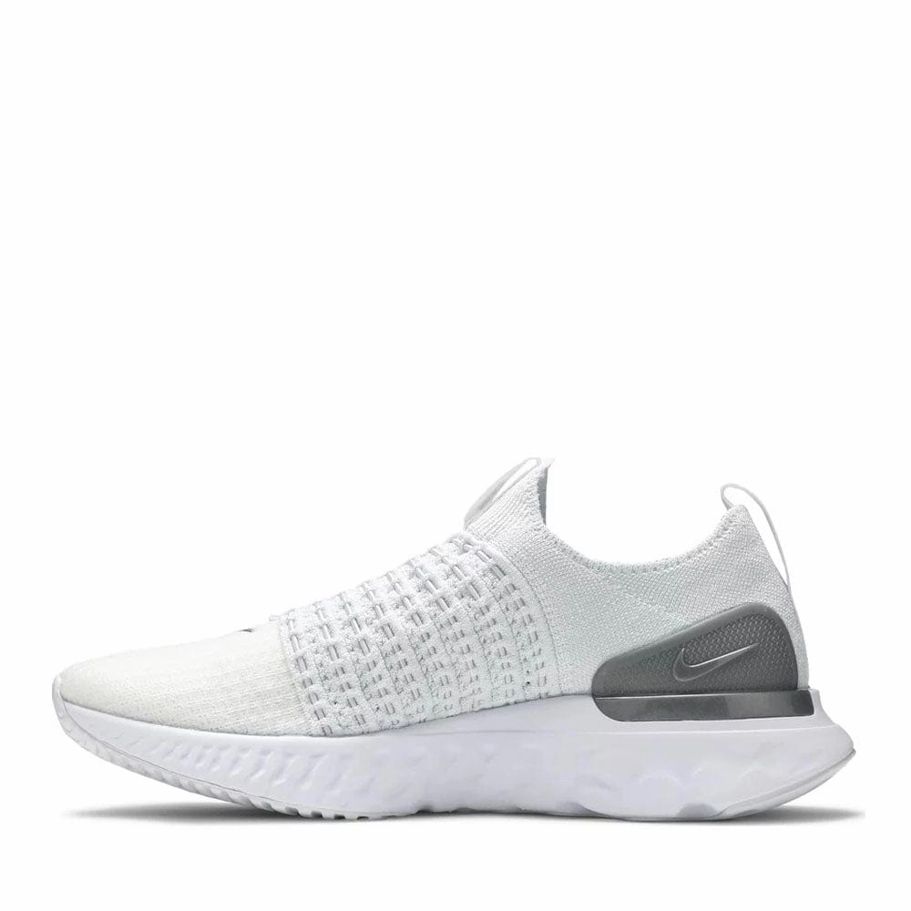 NIKE REACT PHANTOM RUN FLYKNIT 2 'TRUE WHITE SILVER'