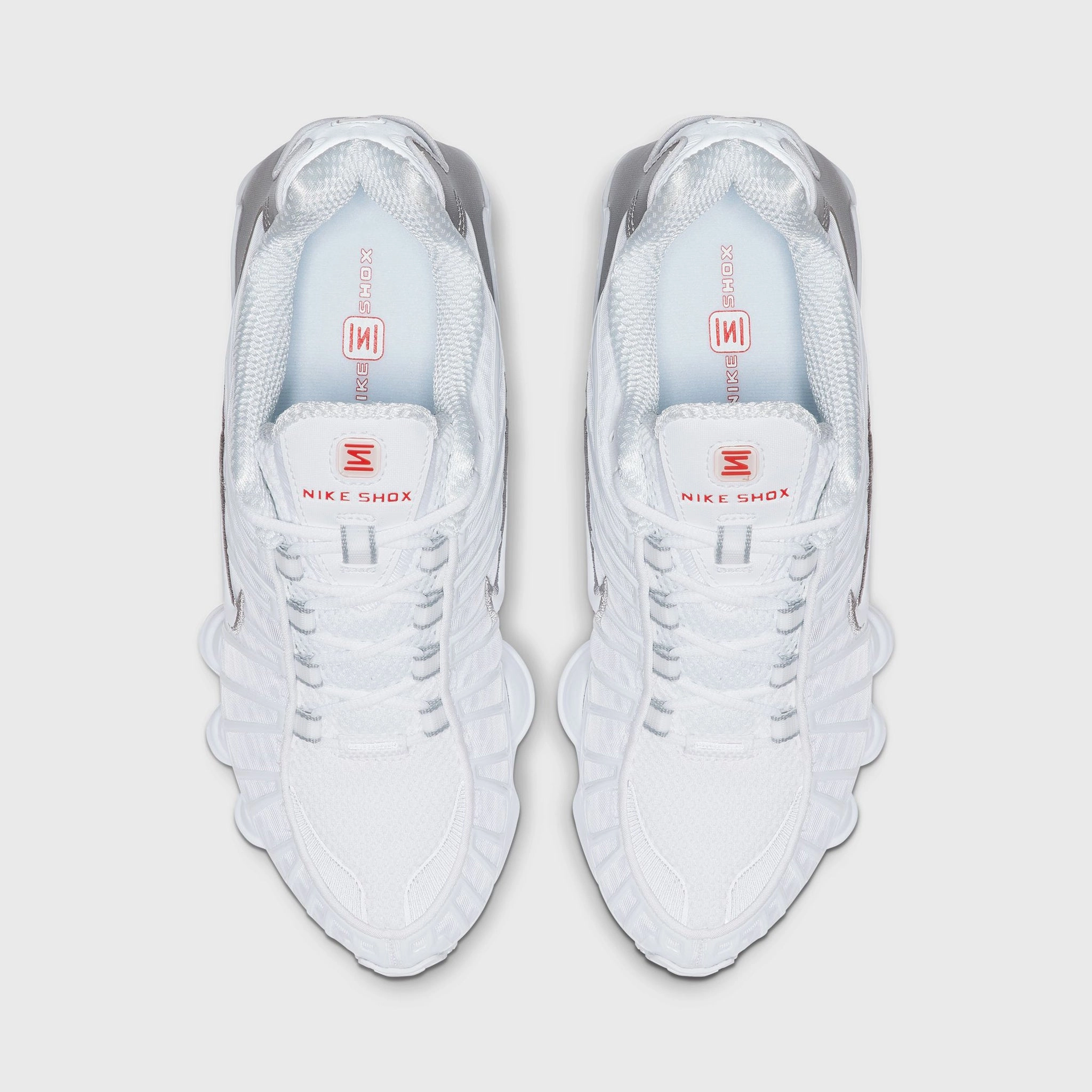 Nike Women's Shox TL White / White - Metallic Silver