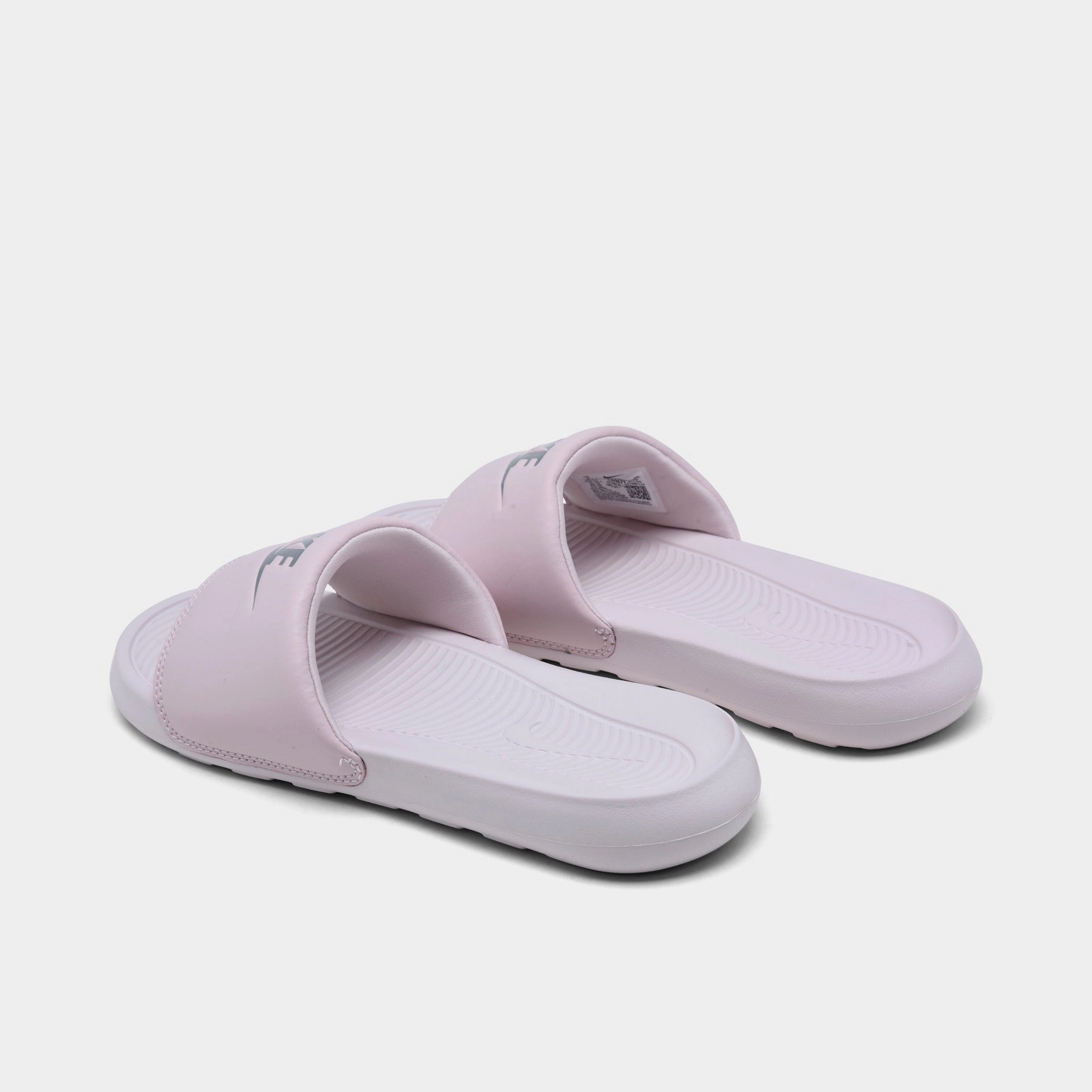 Nike Women's Victori One Slide Sandals Barely Rose / Metallic Silver - Barely Rose