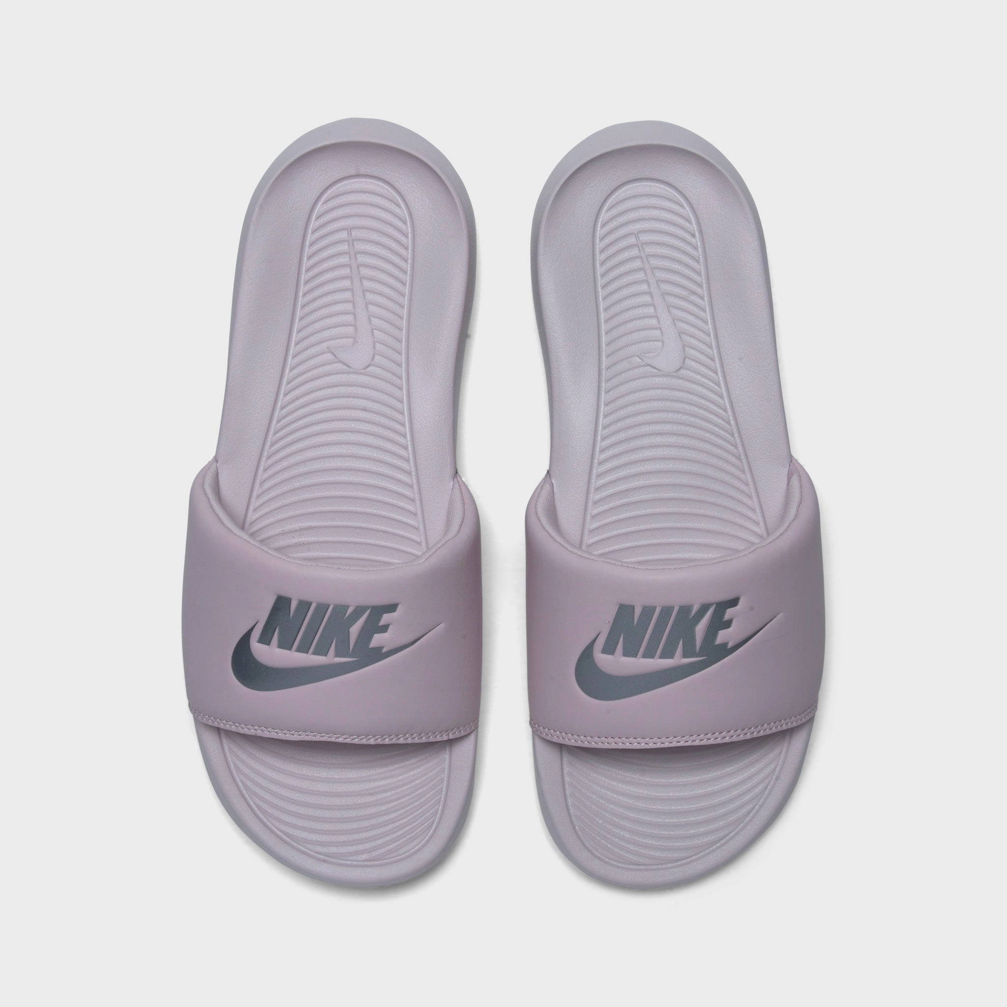 Nike Women's Victori One Slide Sandals Barely Rose / Metallic Silver - Barely Rose