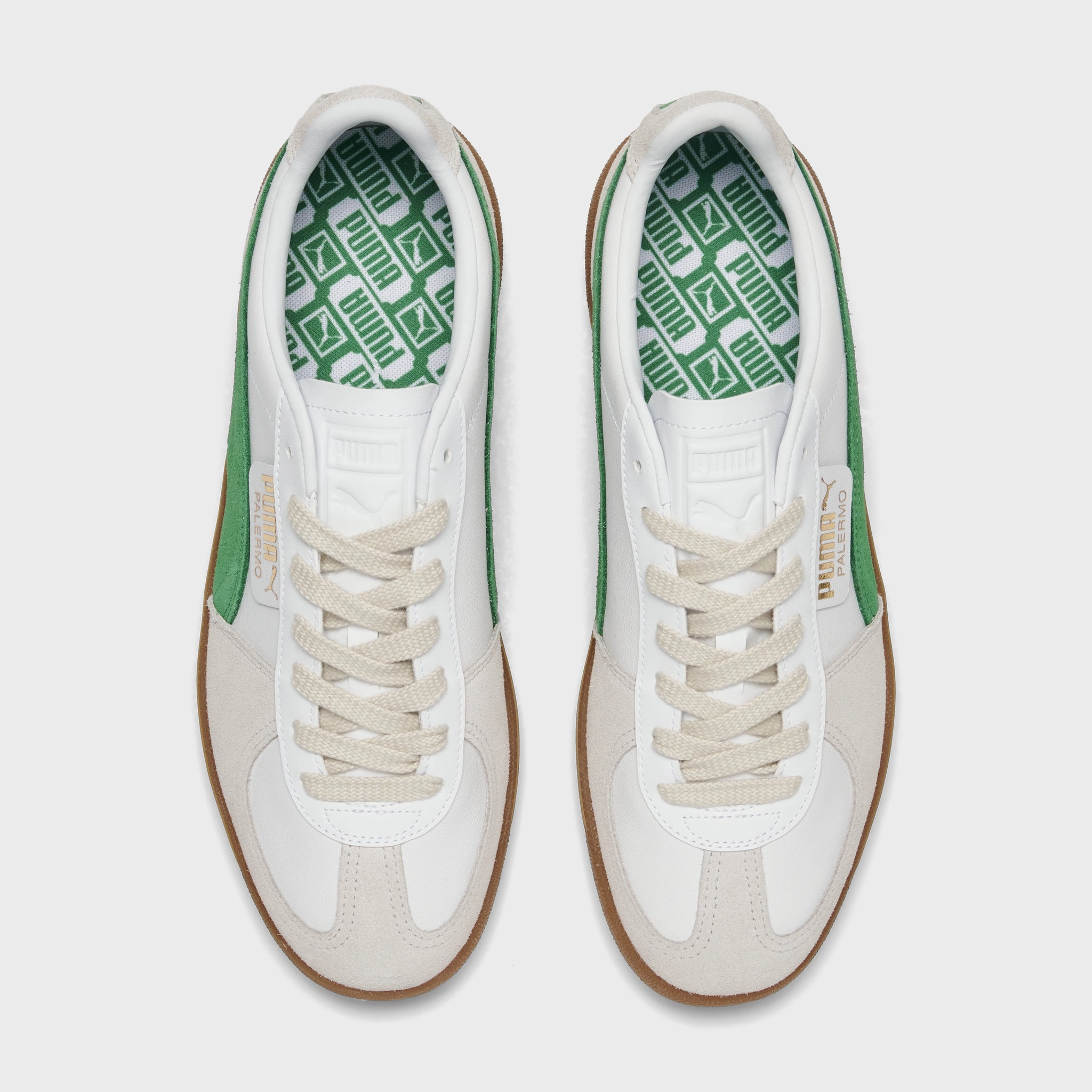 Puma Palermo Leather White / Green