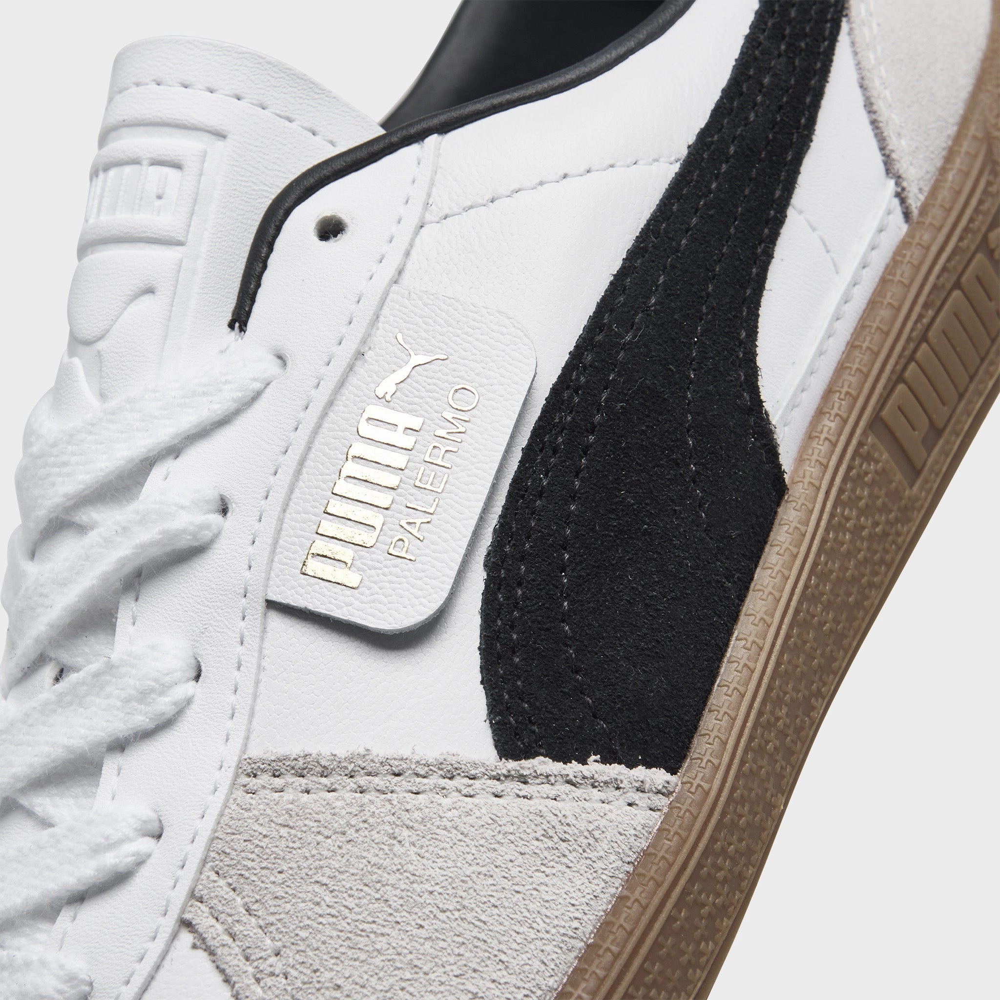 Puma Women's Palermo Leather White / Vapor Grey - Gum