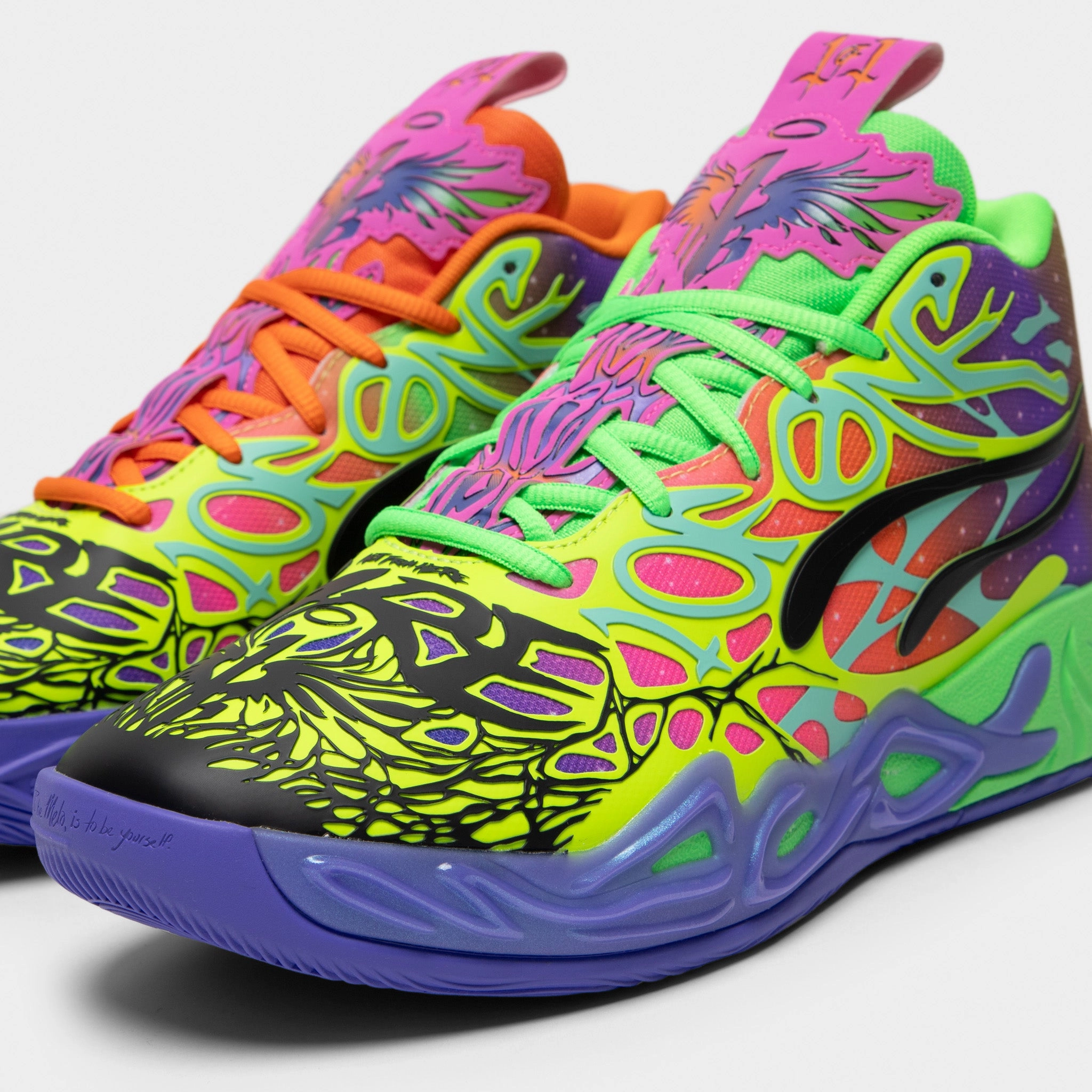 Puma x LaMelo Ball MB.04 Be You Black / Electric Peppermint - Flouro Green