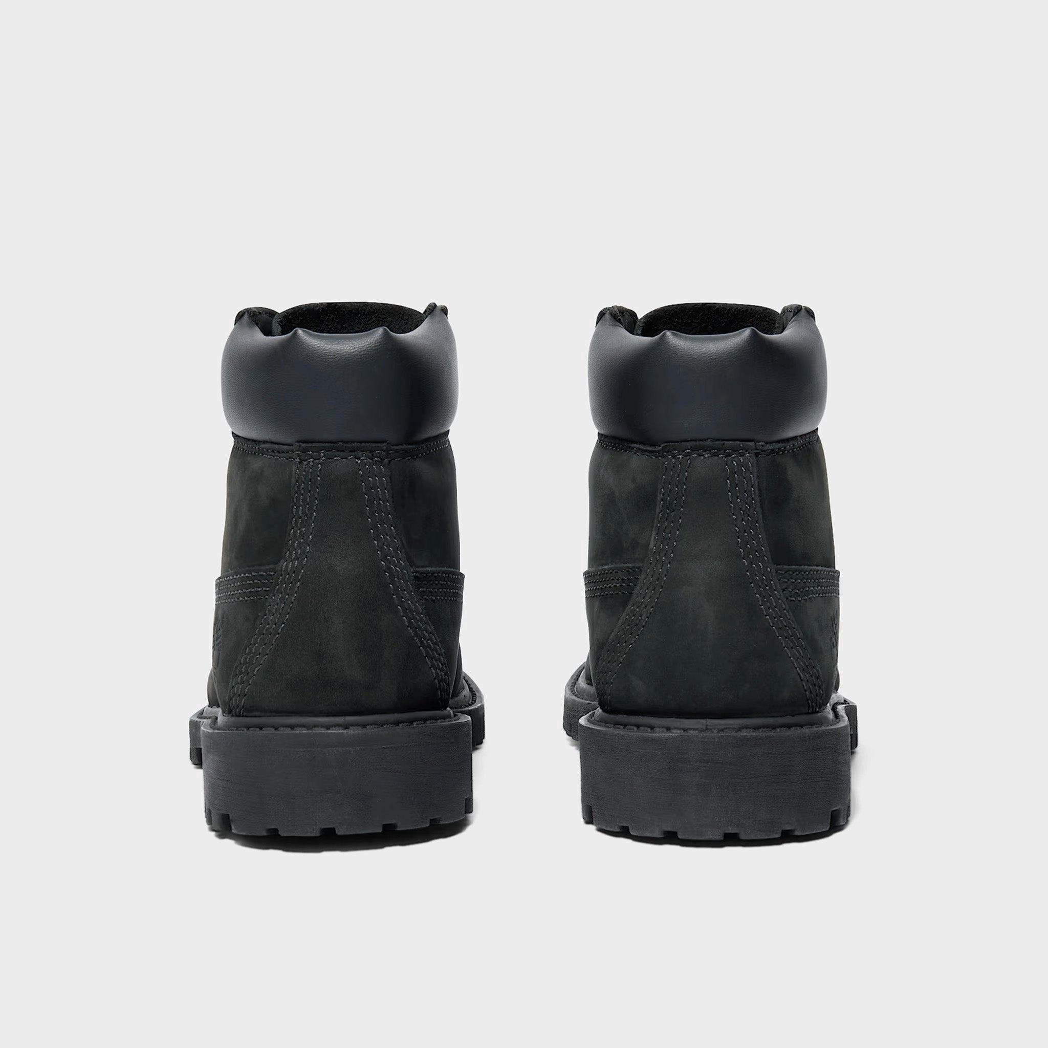 Timberland Childrens' 6 Inch Waterproof Boots / Black Nubuck