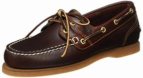 Timberland Damen Classic 2 Eye Bootsschuhe. Braun (Rootbeer Smooth). 36 EU