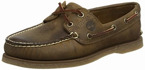 Timberland Herren Classic 2 Eye Bootsschuhe. Braun (Brown Full Grain). 44 EU