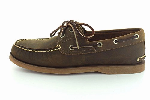 Timberland Herren Classic 2 Eye Bootsschuhe. Braun (Brown Full Grain). 44 EU
