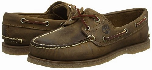Timberland Herren Classic 2 Eye Bootsschuhe. Braun (Brown Full Grain). 44 EU