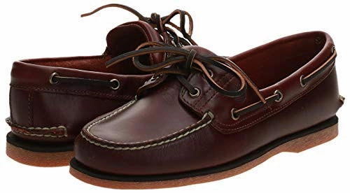 Timberland Herren Classic 2 Eye Bootsschuhe. Braun Medium Brown Full Grain. 43.5 EU