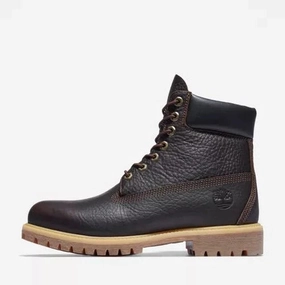 Timberland Premium 6-inch Waterproof - DARK BROWN/FULL-GRAIN