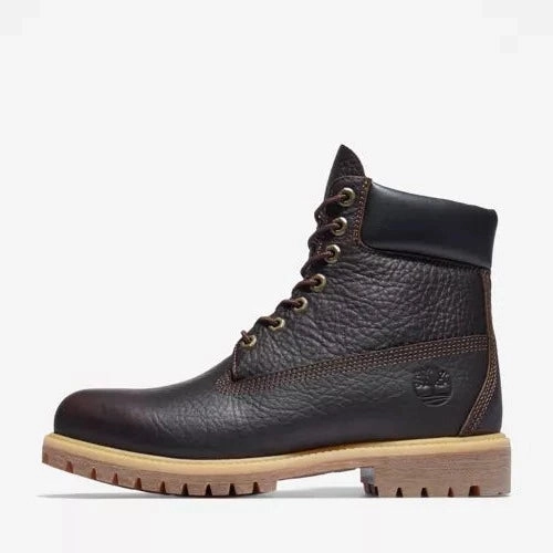 Timberland Premium 6-inch Waterproof - DARK BROWN/FULL-GRAIN
