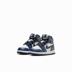 Toddler's Air Jordan 1 Retro High - MIDNIGHT NAVY/BLACK-WHITE-SAIL
