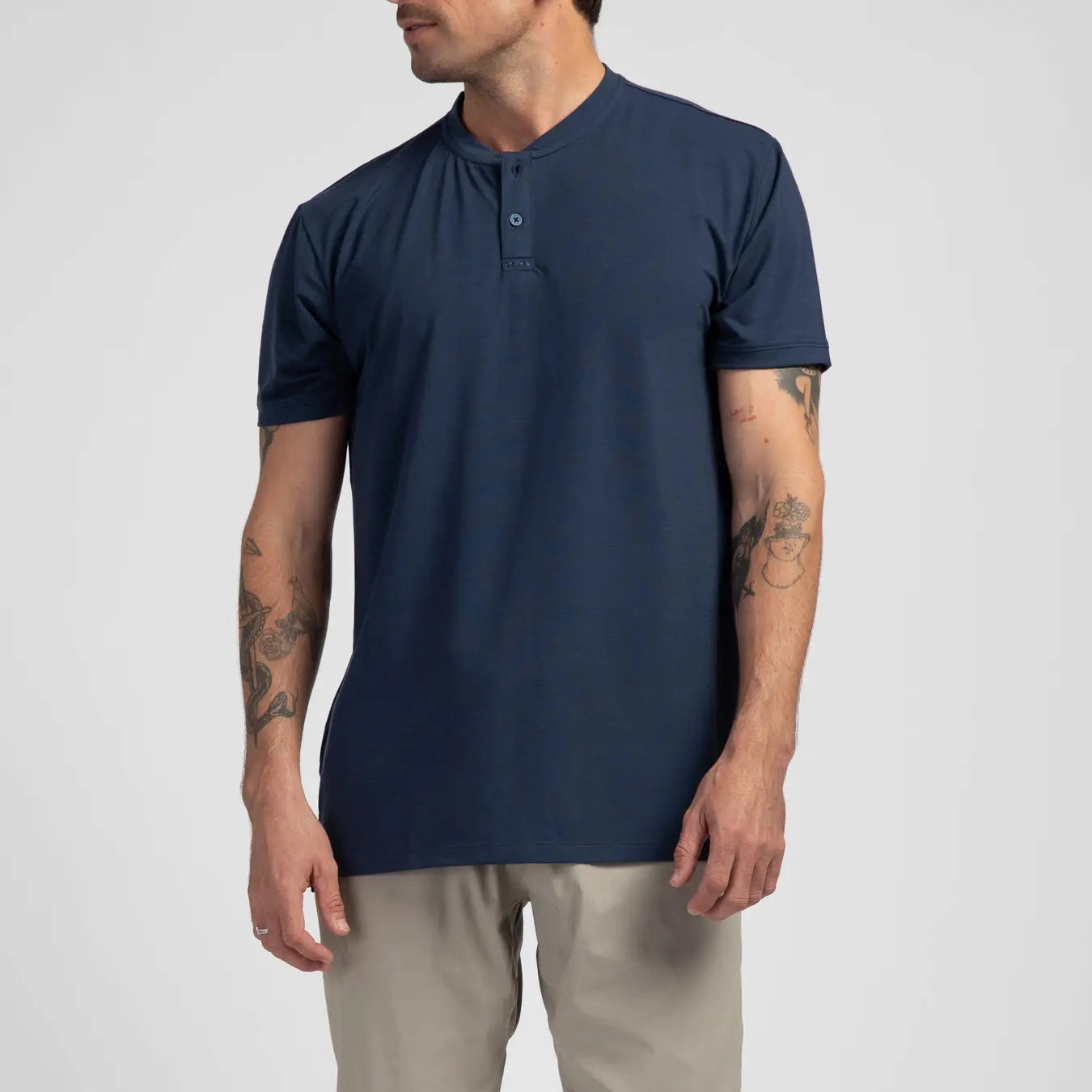 TRUE LUX Mock Polo