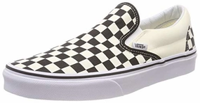 Vans Damen Ua Classic Slip-on Low Top. Schwarz Black And White Checker White. 38 EU