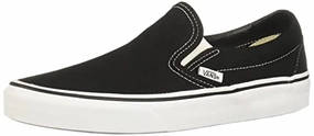 Vans Herren Classic Slip-On Canvas Low-Top. Schwarz Black Black Bka. 38.5 EU