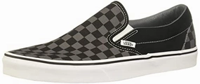 Vans Unisex-Erwachsene Classic Slip-On Low-Top. Schwarz ((Checkerboard) black/pewter). 38 EU
