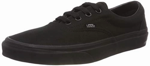 Vans Unisex-Erwachsene Era Classic Canvas Sneakers. Schwarz (Black BLK). 38 EU