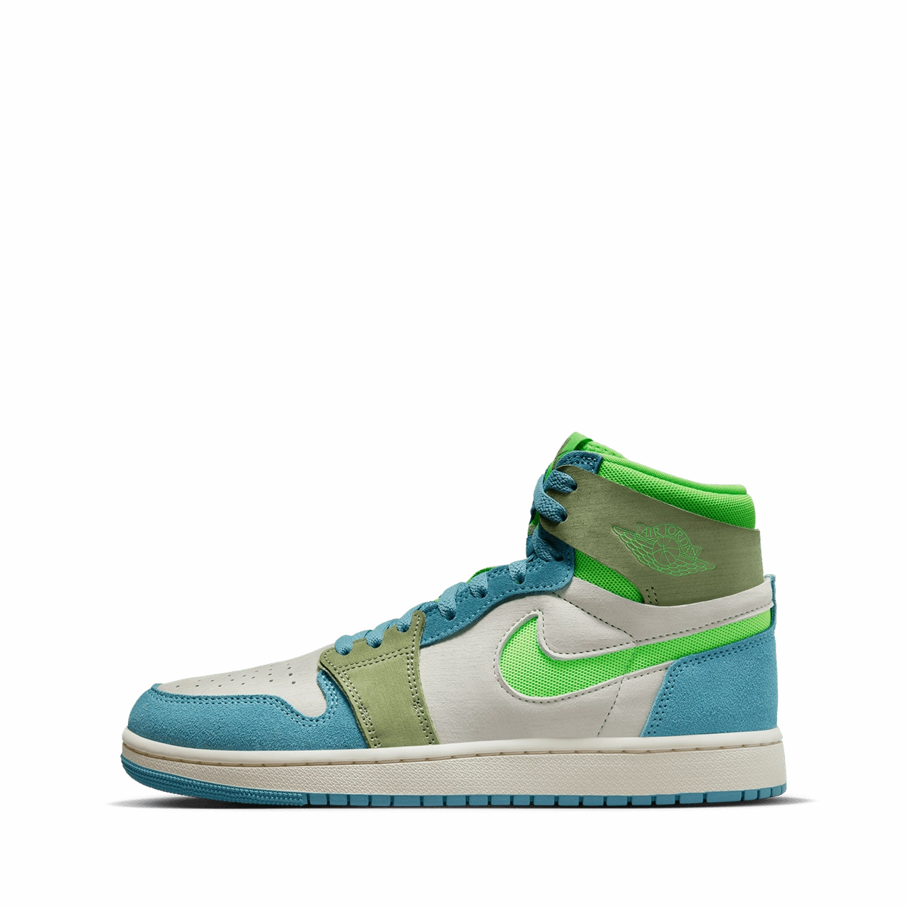 Wmns Air Jordan 1 Zoom Comfort 2 'Cerulean and Green Strike'