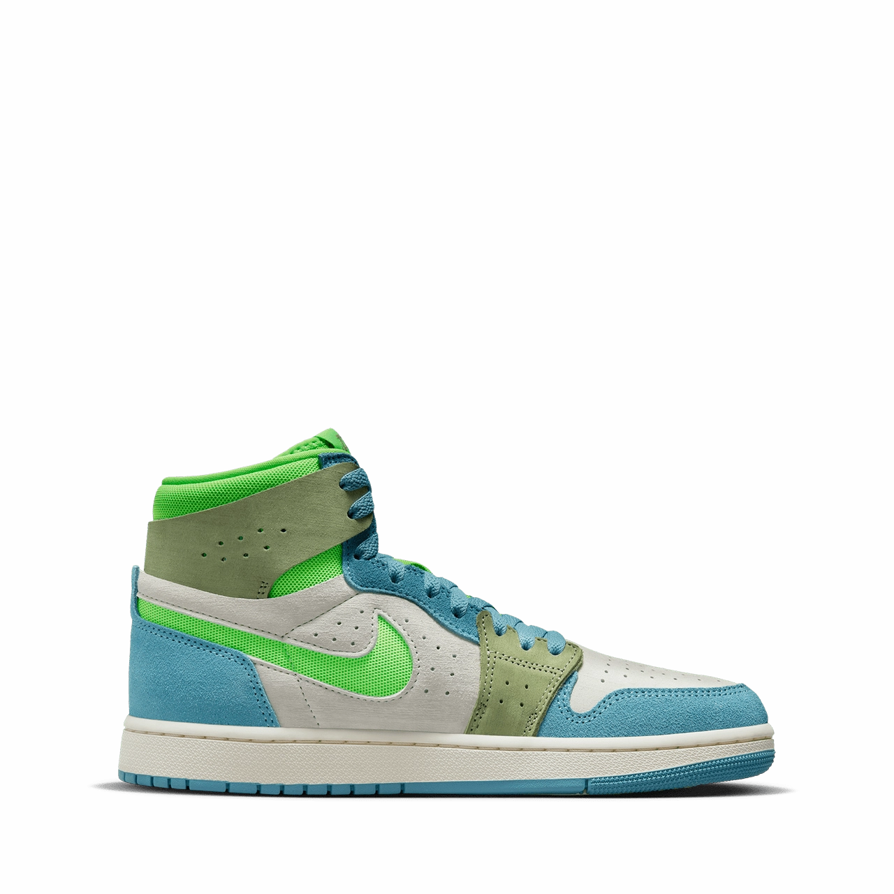 Wmns Air Jordan 1 Zoom Comfort 2 'Cerulean and Green Strike'