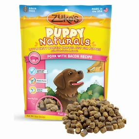 Zuke's Puppy Naturals Pork with Bacon Dog Treats